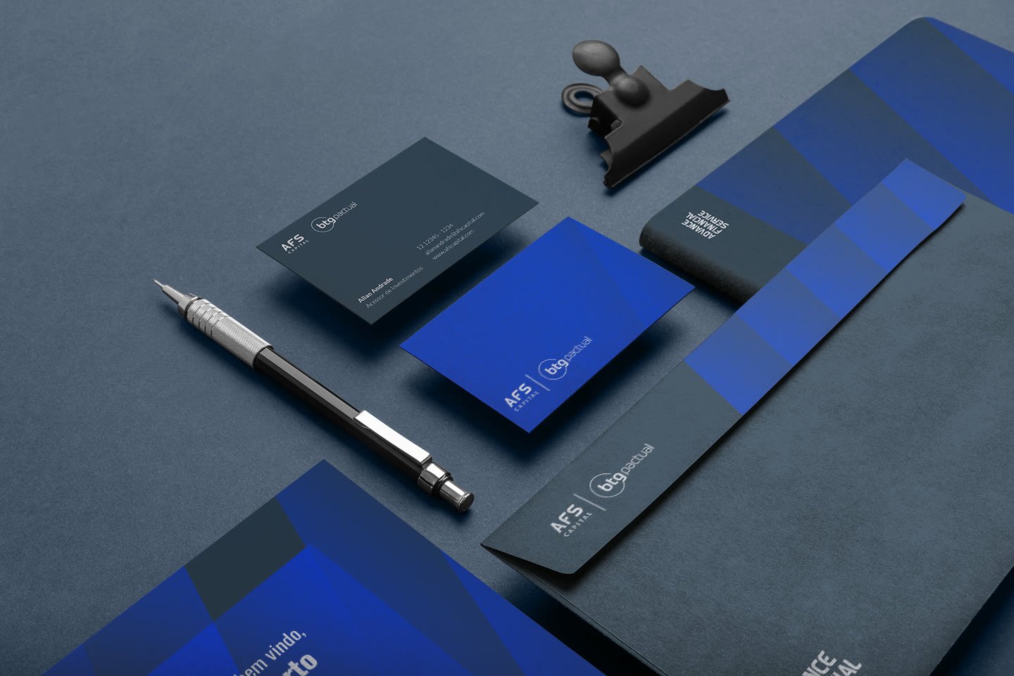 Paleta de cores AFS Capital